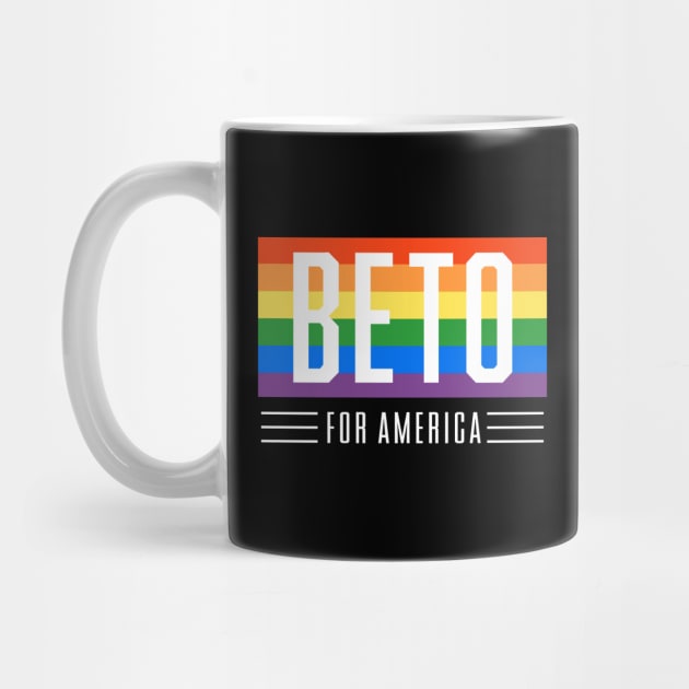 LGBTQ Beto O'Rourke For Texas 2024 | Beto For America | Beto Orourke 2022 Texas Governor | LGBT Gay Pride T-Shirt by BlueWaveTshirts